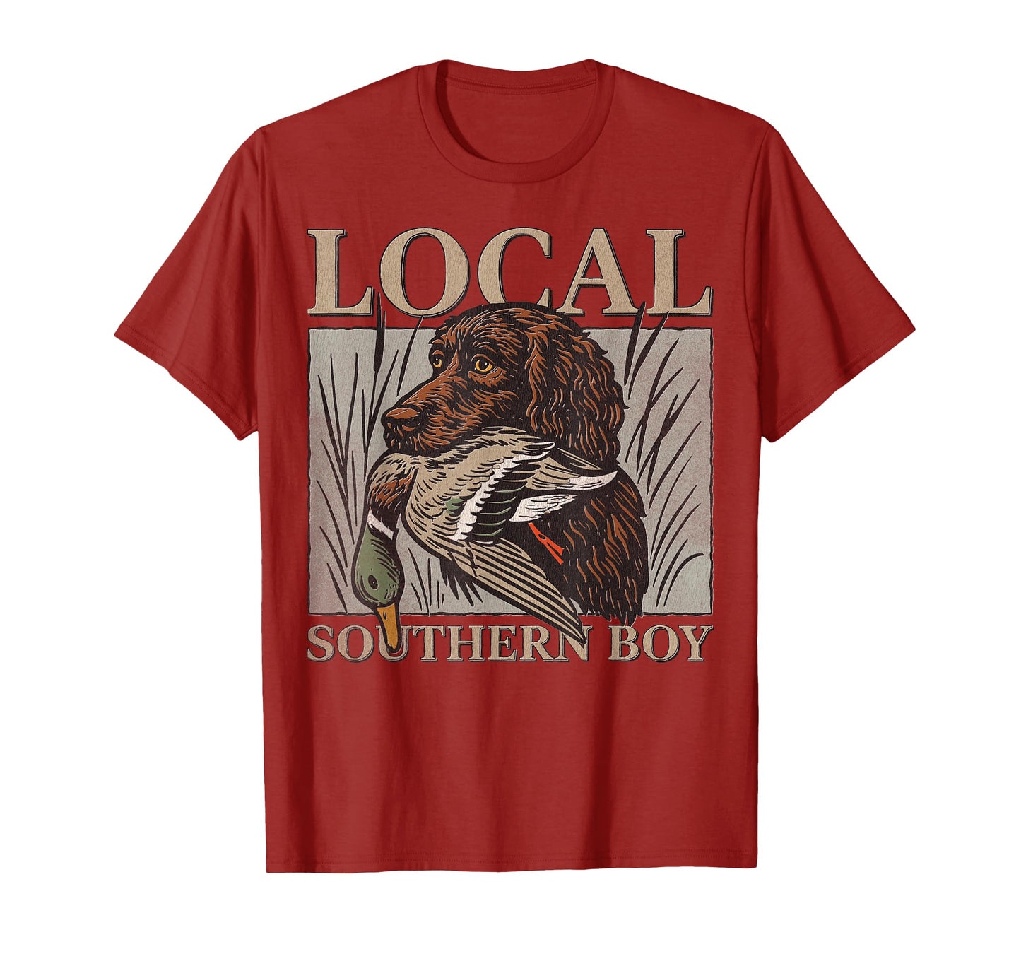 Boykin Spaniel Duck Hunt Season Local Southern Boy Outdoor T-Shirt