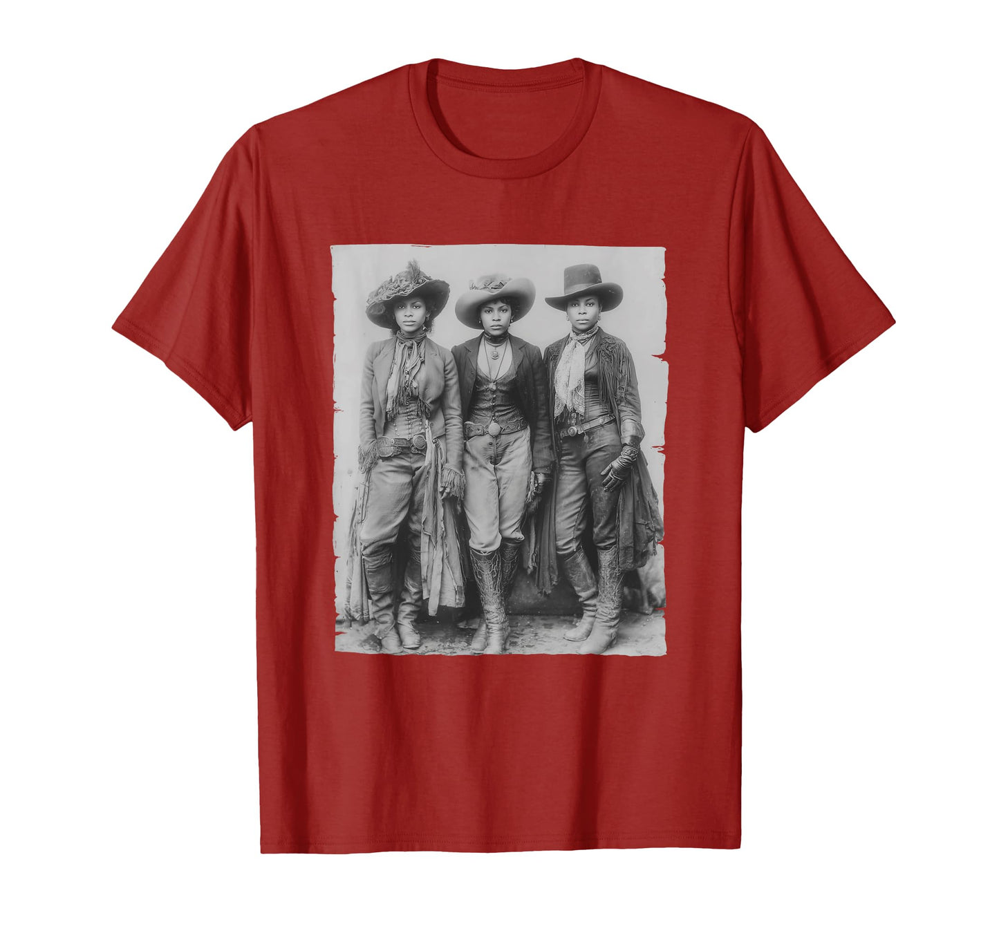 Black African American Cowgirl Western Country Texas Rodeo T-Shirt