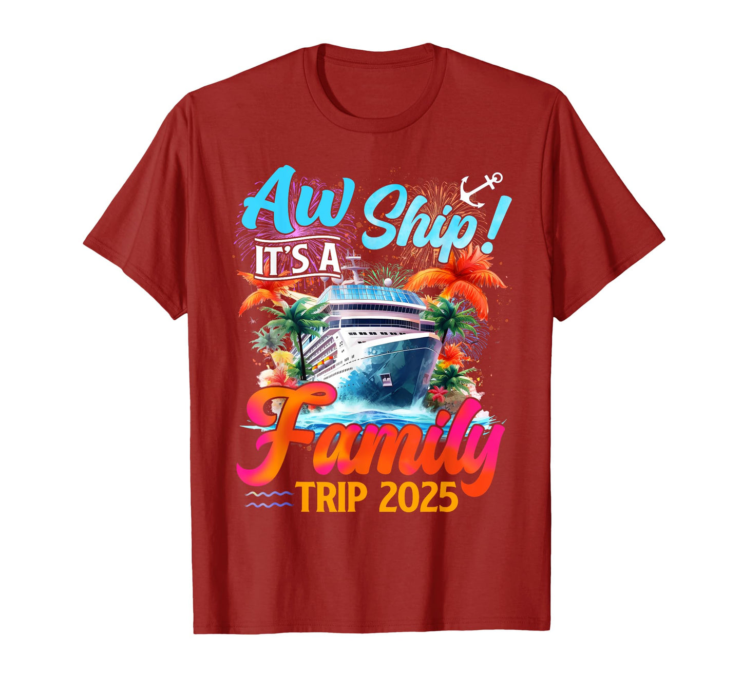 Funny Cruising Family Trip 2025 Family Matching Cruise Trip T-Shirt