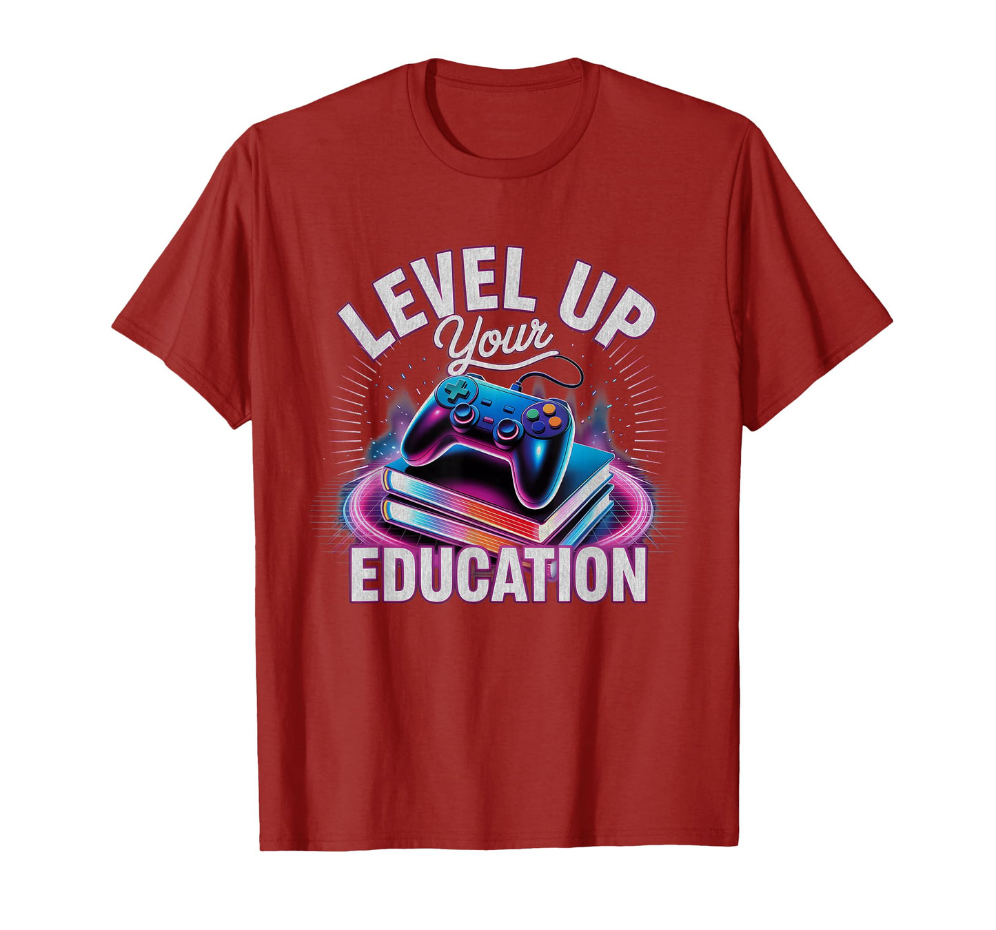 Level Up Your Education Gaming Teacher Student Learning Game T-Shirt