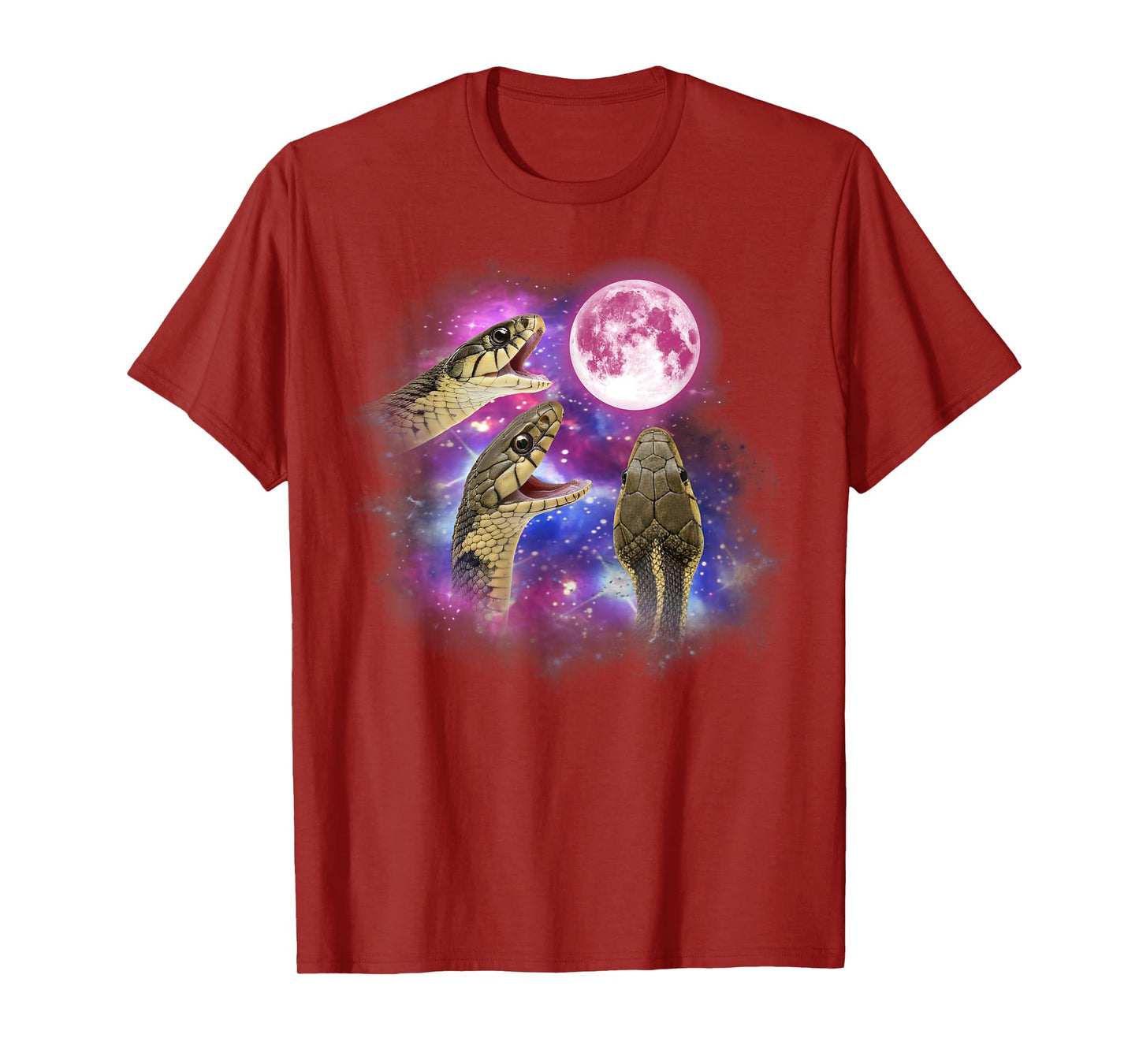 Garter snake Howling At The Moon Wildlife colorful Snake T-Shirt