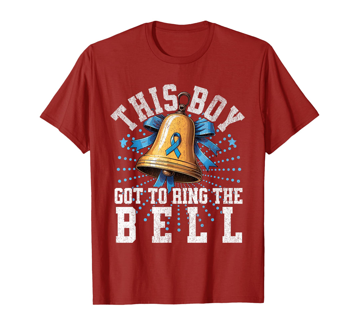 Cute Cancer Awareness Gift - This Boy Got To Ring The Bell T-Shirt
