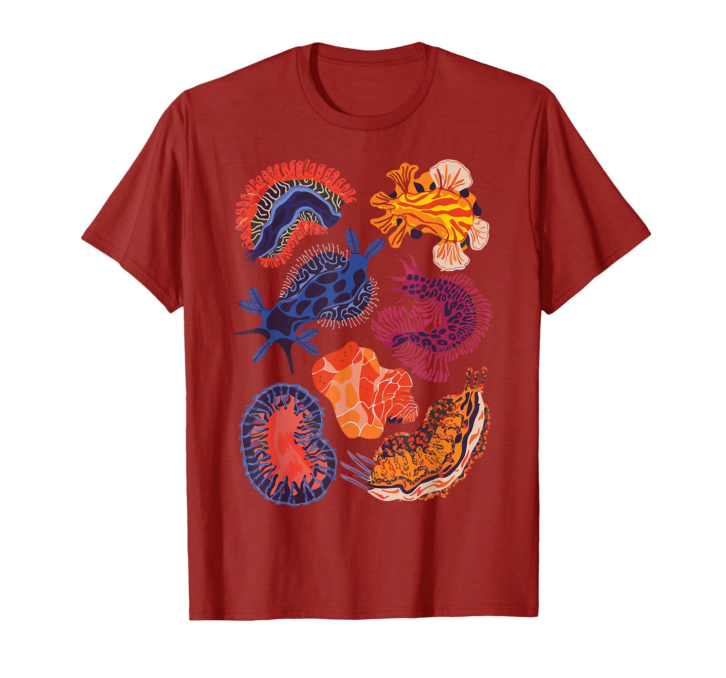 Sea Slugs Nudibranch Marine Animal Biologist Aquarist T-Shirt