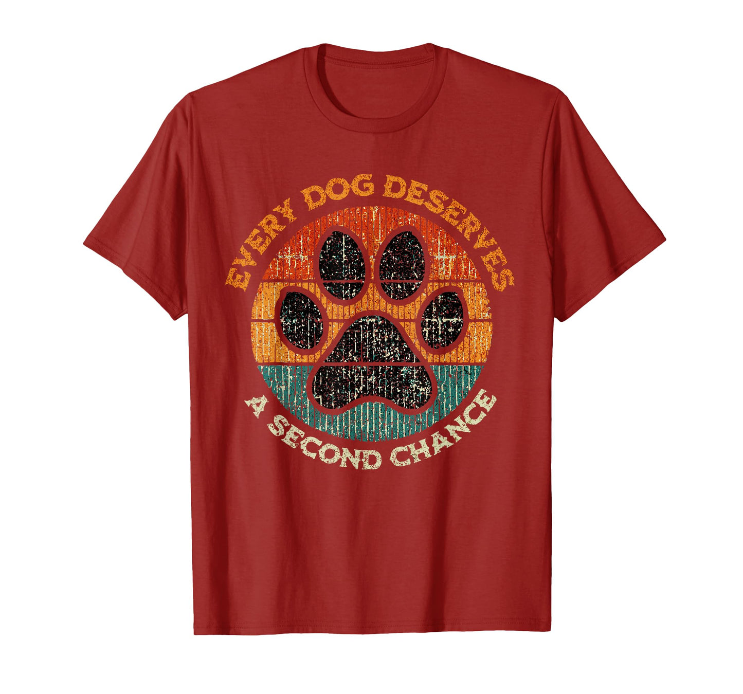 Every Dog Deserves A Second Chance Rescue Dog Adoption T-Shirt
