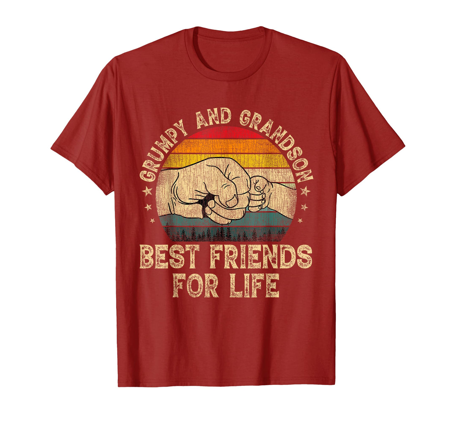 Grumpy And Grandson Best Friends For Life Father's Day T-Shirt
