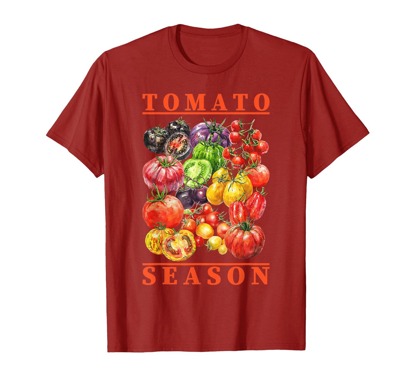 Vintage Tomato Season Vegan Vegetable Gardening Plant Lover T-Shirt