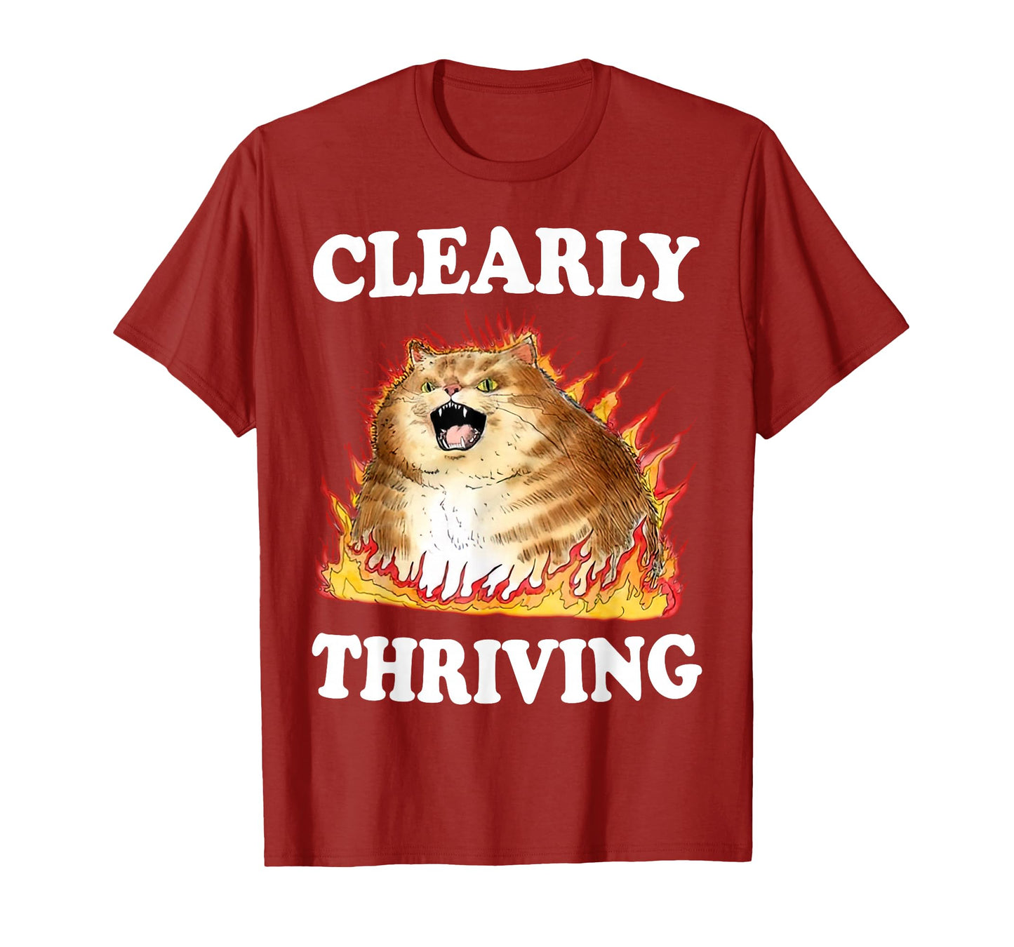 Clearly Thriving T-Shirt, Small, Black