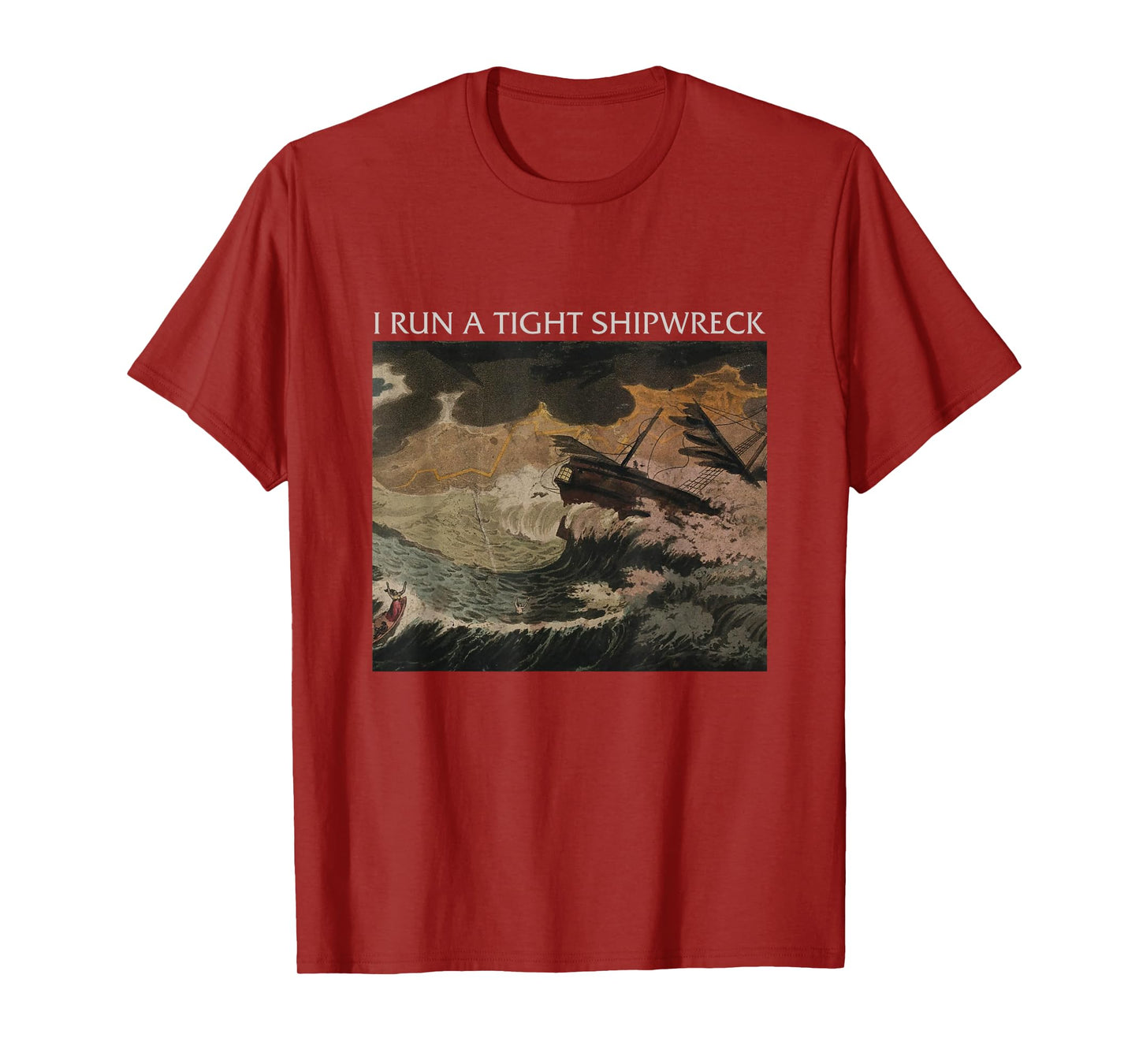 I Run Tight Shipwreck Homeschool Mama Cool Mom T-Shirt