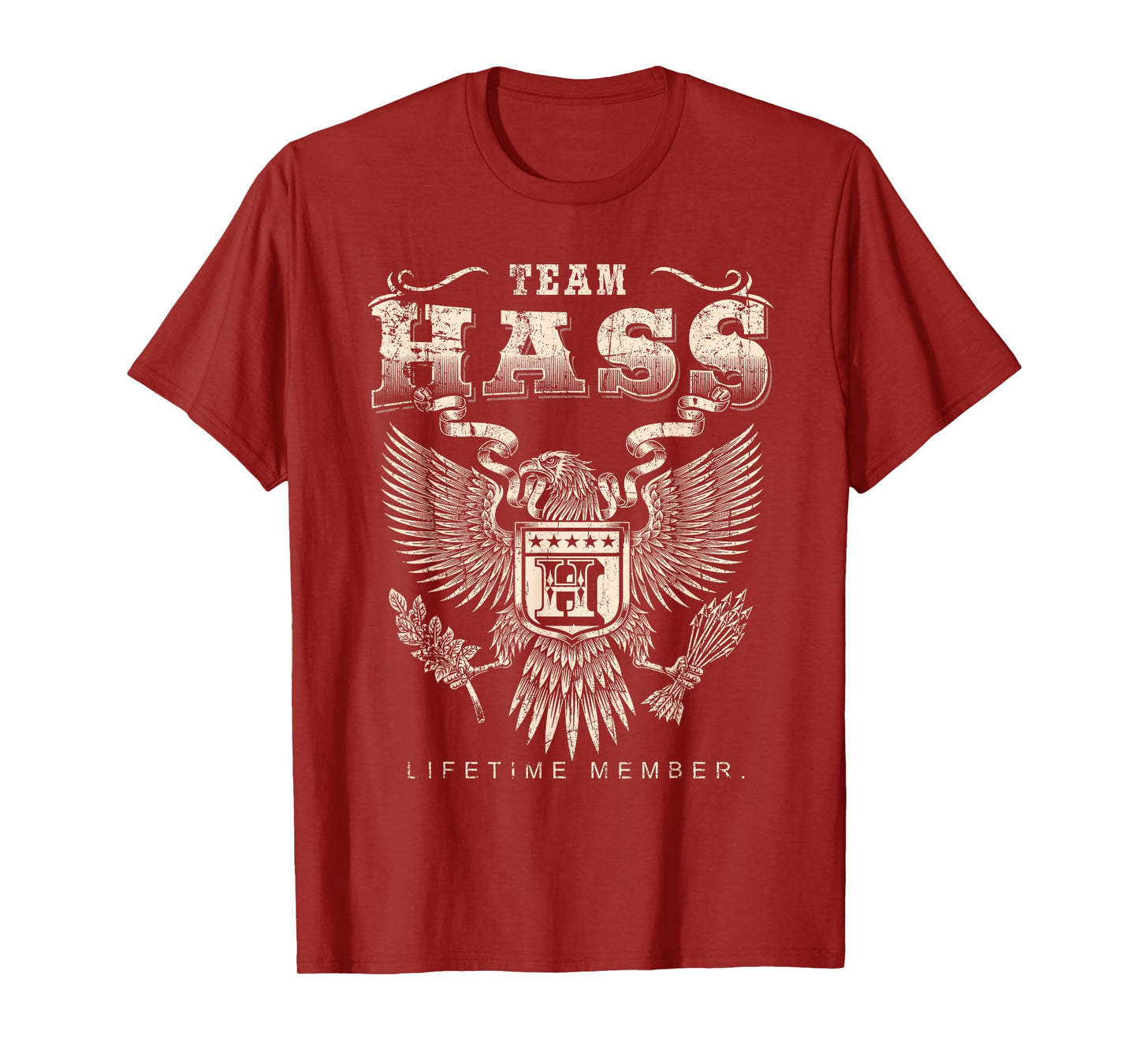Team HASS Lifetime Member Last Name T-Shirt