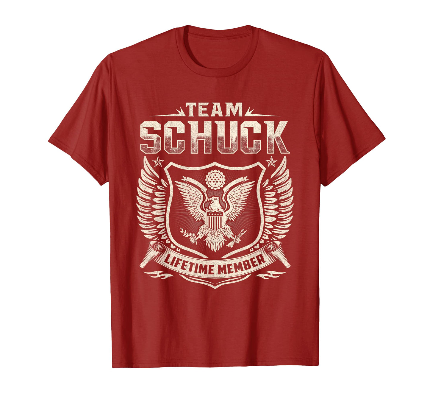 Schuck Family Name Shirt Team Schuck Lifetime Member T-Shirt