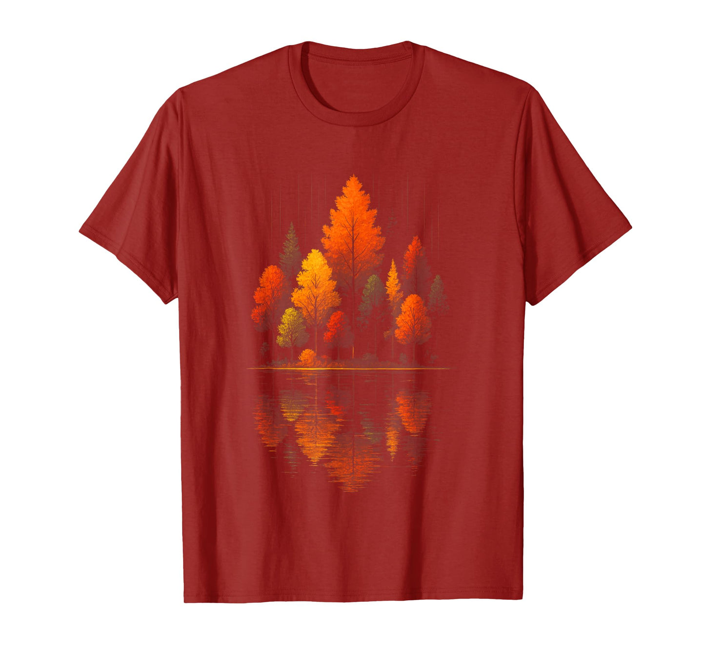 Autumn Trees - Forest Landscape Wildlife T-Shirt