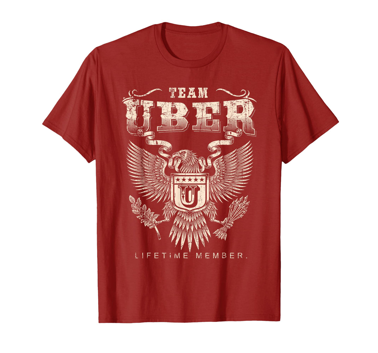 Team Uber Lifetime Member - Uber Name T-Shirt