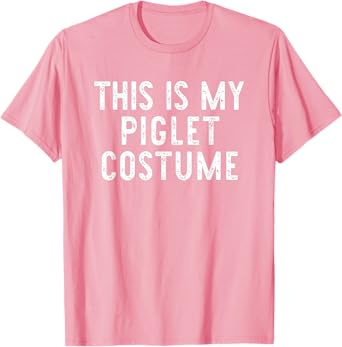 This Is My Piglet Halloween Costume Lazy Easy Last Minute T-Shirt