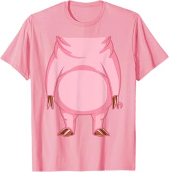 Pig Shirt Adult Kids Men Women Pig Costume T-Shirt