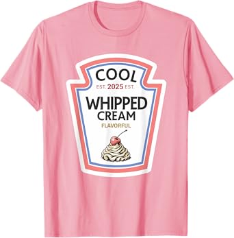 funny halloween shirt 2025 Gift Cool Whipped Cream DIY T-Shirt