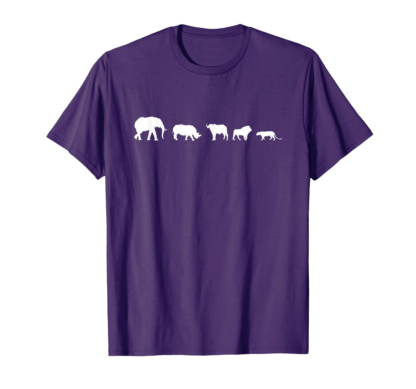 Africa Safari Big Five African Wildlife T-Shirt