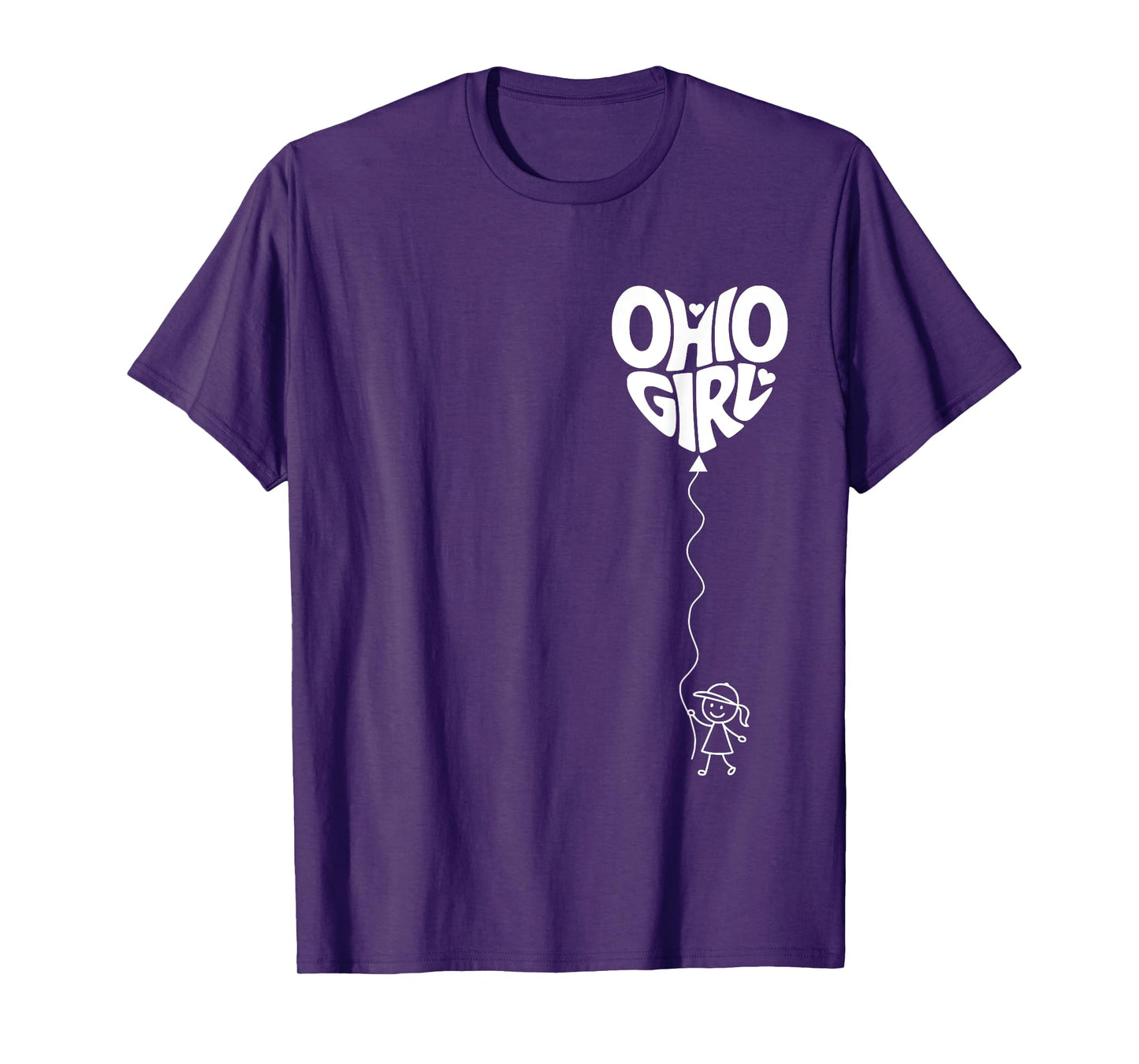 Cute Ohio Girl Home Pride Sporty Iconic Ohio Girls T-Shirt