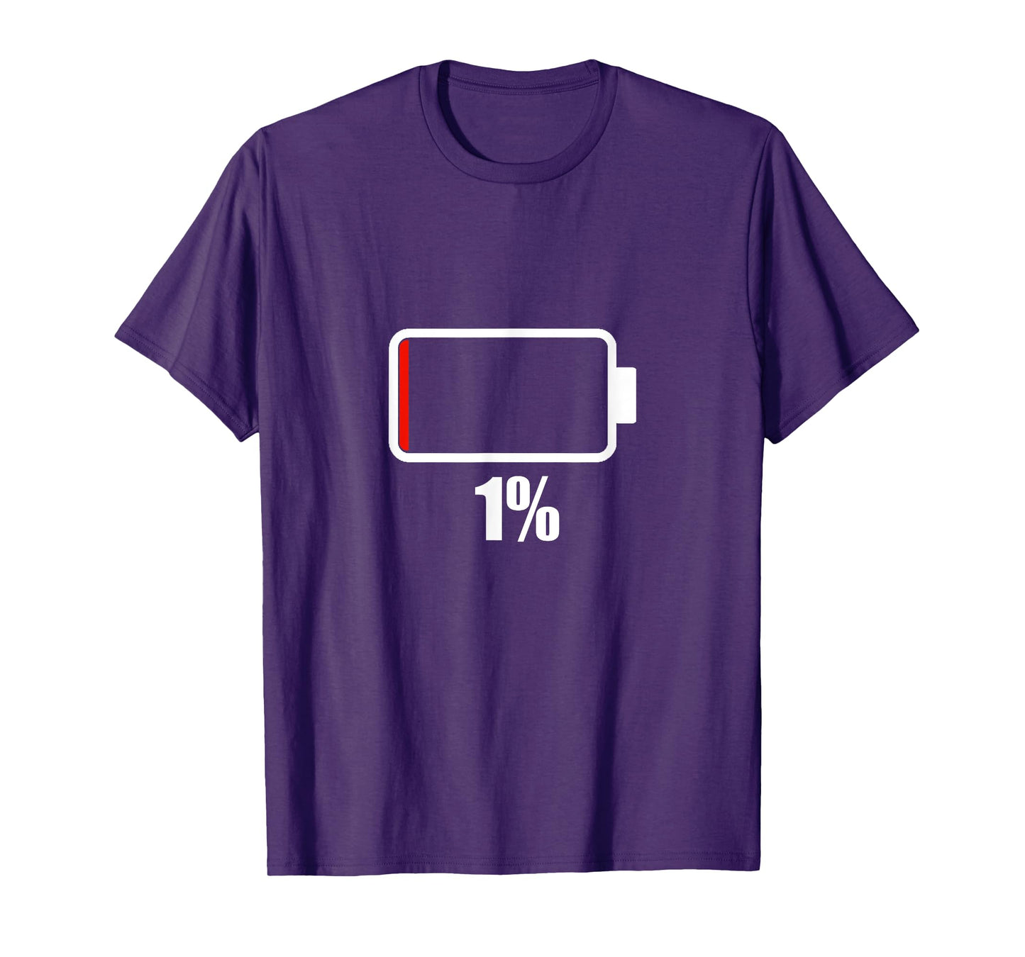 Battery charging 1% shirt Battery Dead shirt battery low T-Shirt