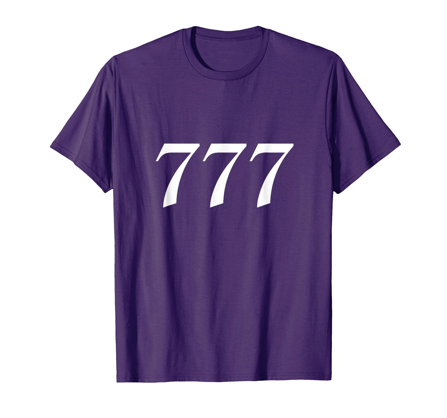 777 Numerology Spiritual Personal Number 777 Angel Number T-Shirt