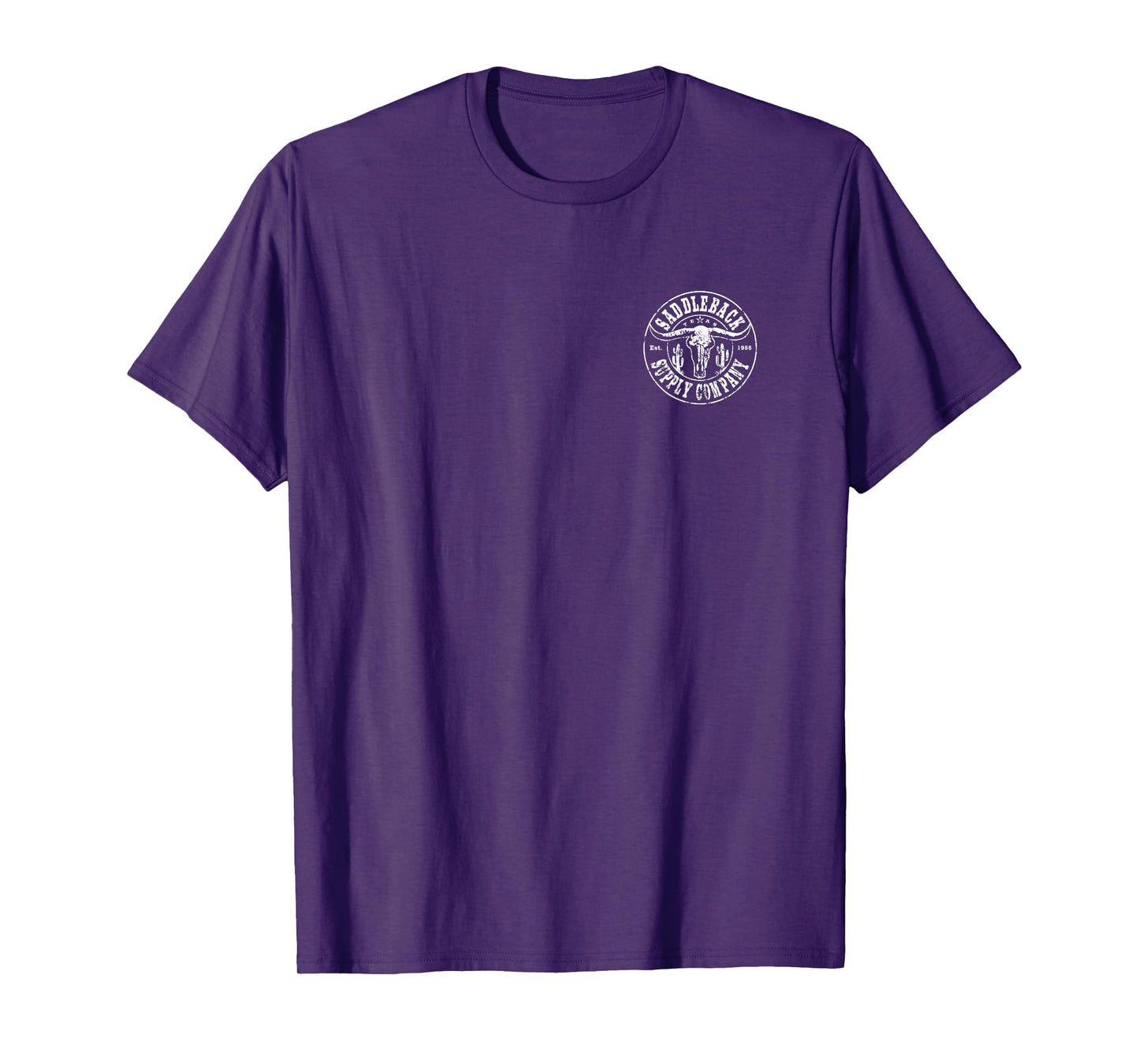 Saddleback Desert Skull White Logo Lightweight, Graphic T-Shirt