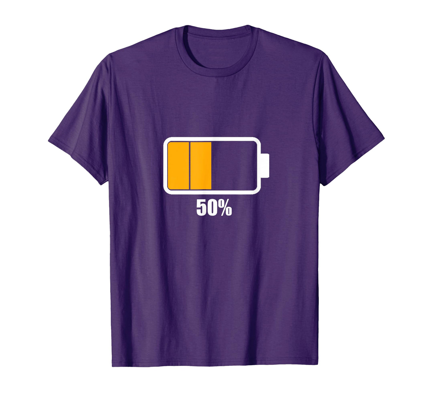 Battery half [50% remaining] Battery Dead tshirt battery low T-Shirt