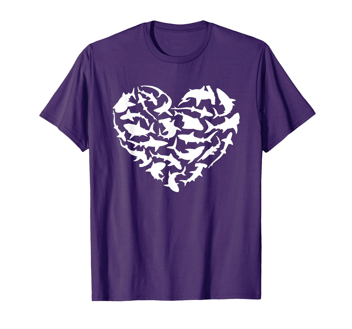 Shark Heart I Love Sharks Shark T-Shirt