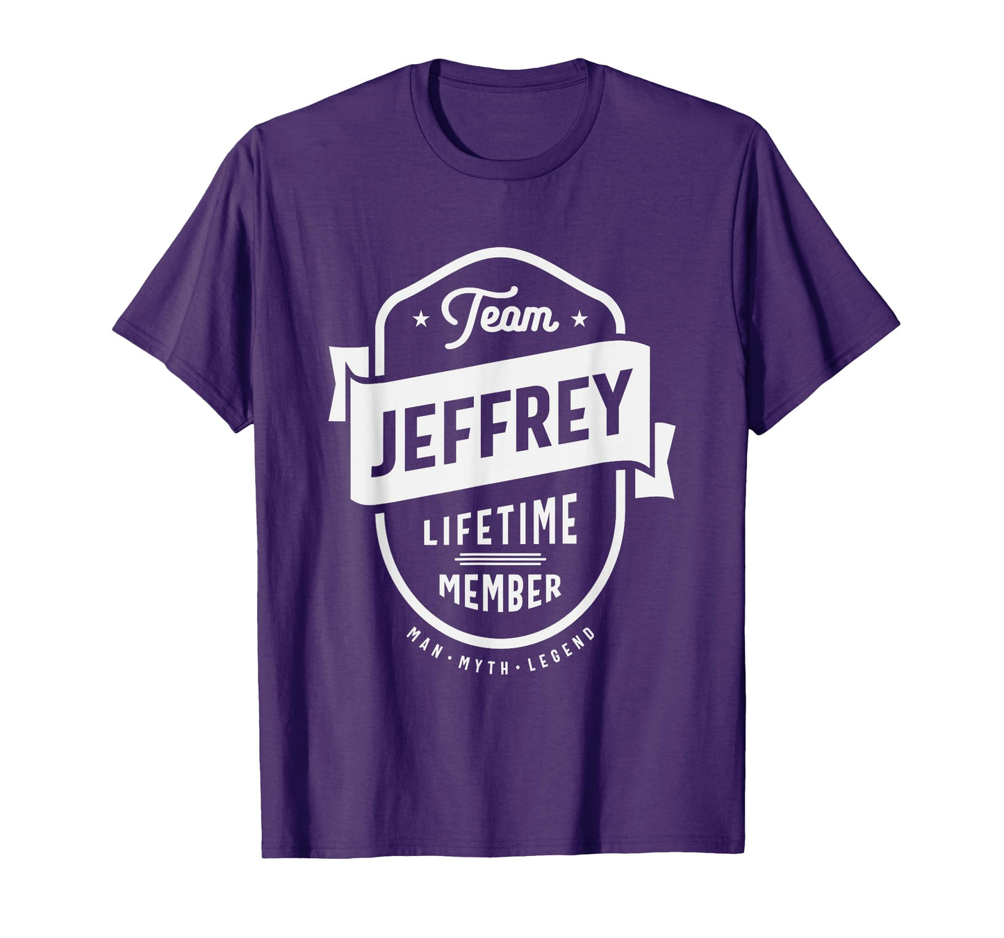 Team Jeffrey Lifetime Member Funny Name Jeffrey T-Shirt