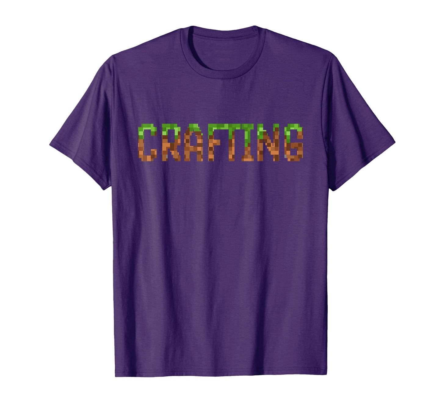 Crafting - retro video game pixel art 8-bit pc gamer kids T-Shirt