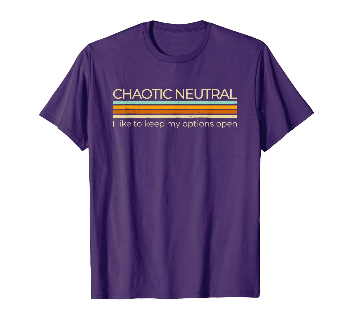 Chaotic Neutral Alignment Funny Roleplaying Character T-Shirt