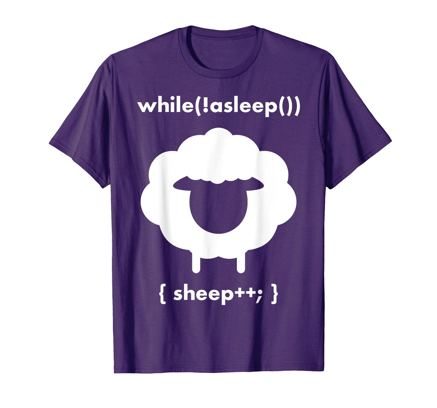 Counting Sheeps While Asleep Sheep Plus Plus T-Shirt