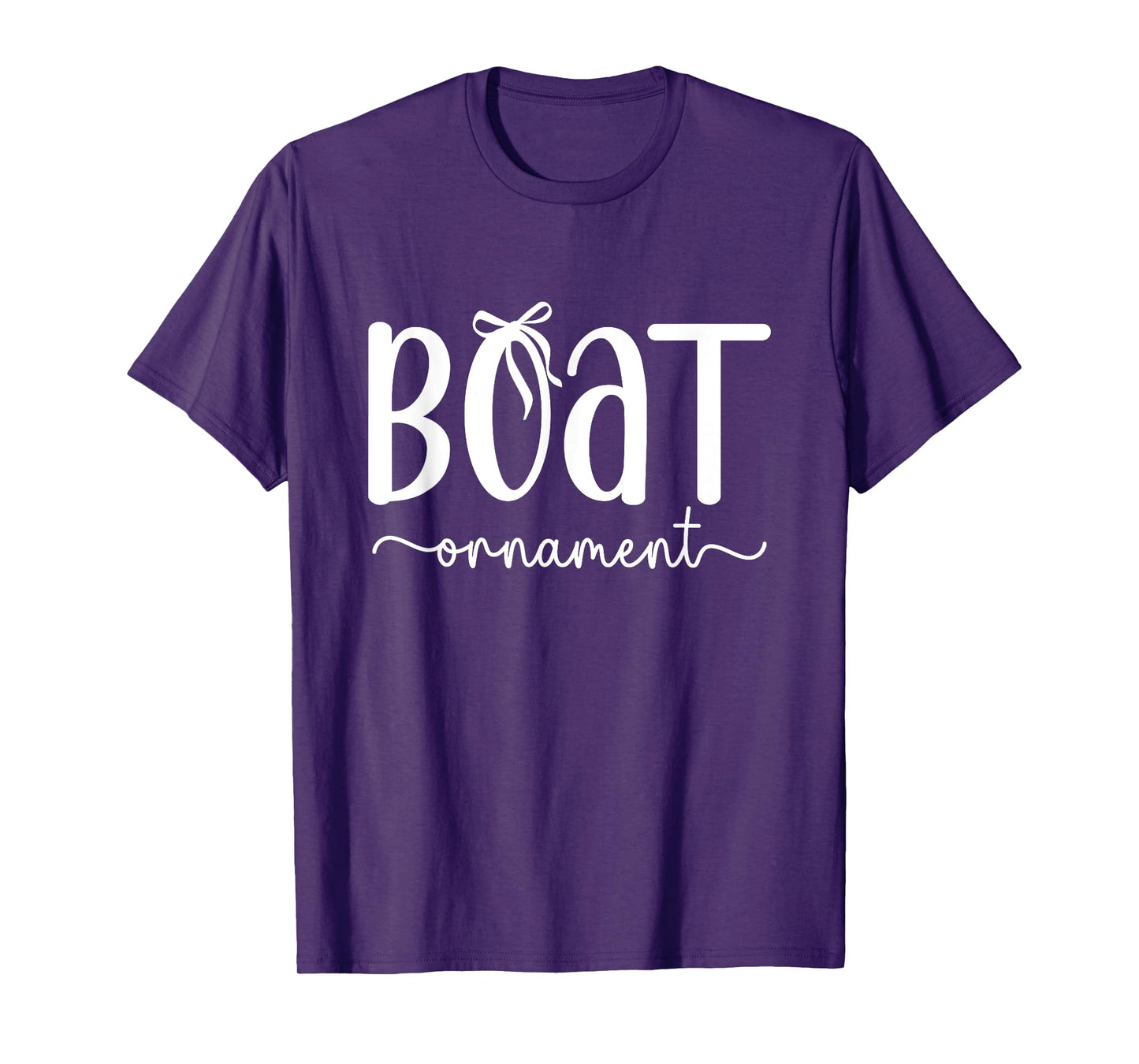 Boat Ornament Girly Summer Vibes Lake Life Pontoon Boating T-Shirt