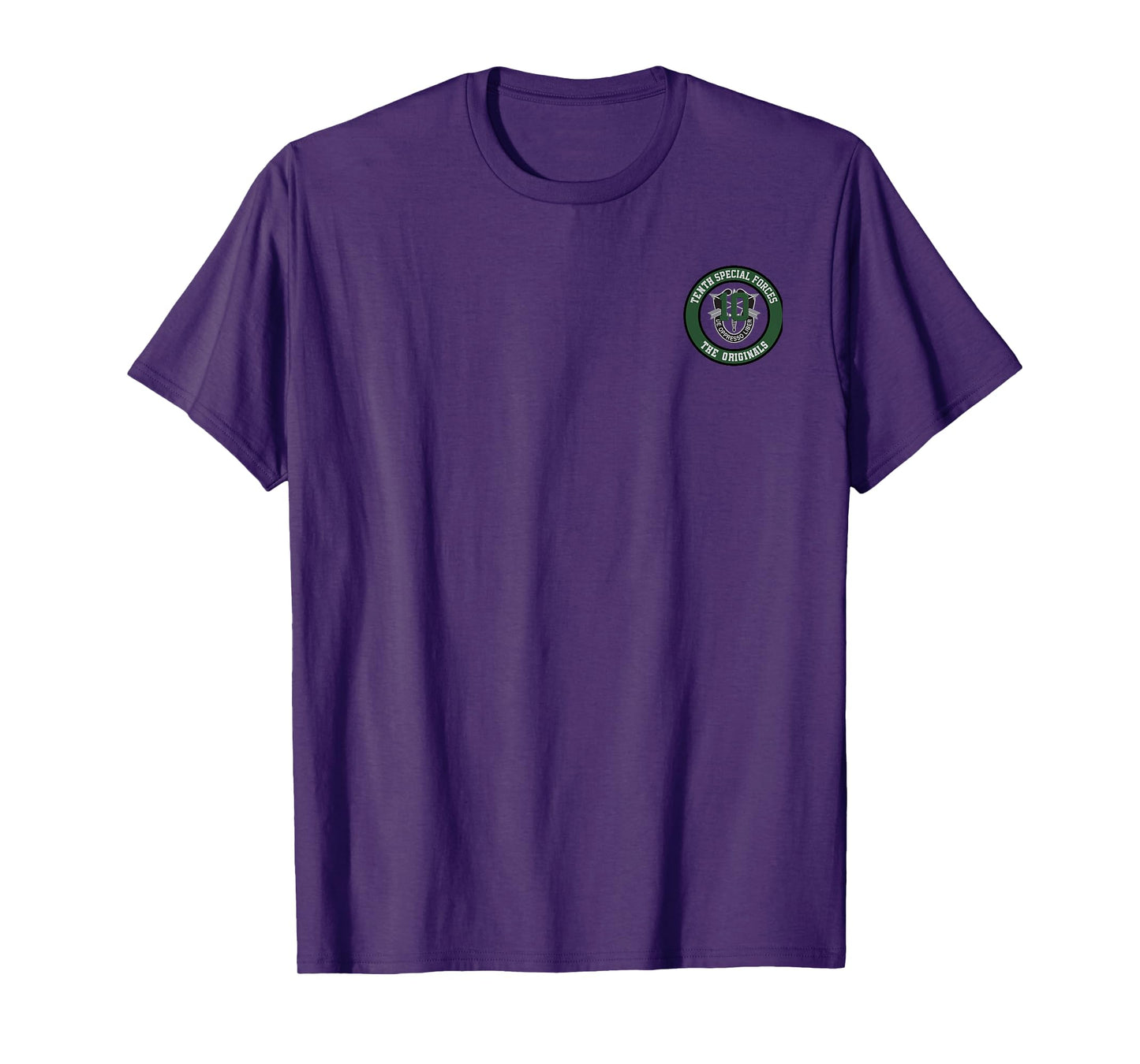 Tenth Special Forces Group "The Originals" 10 SF Crest T-Shirt