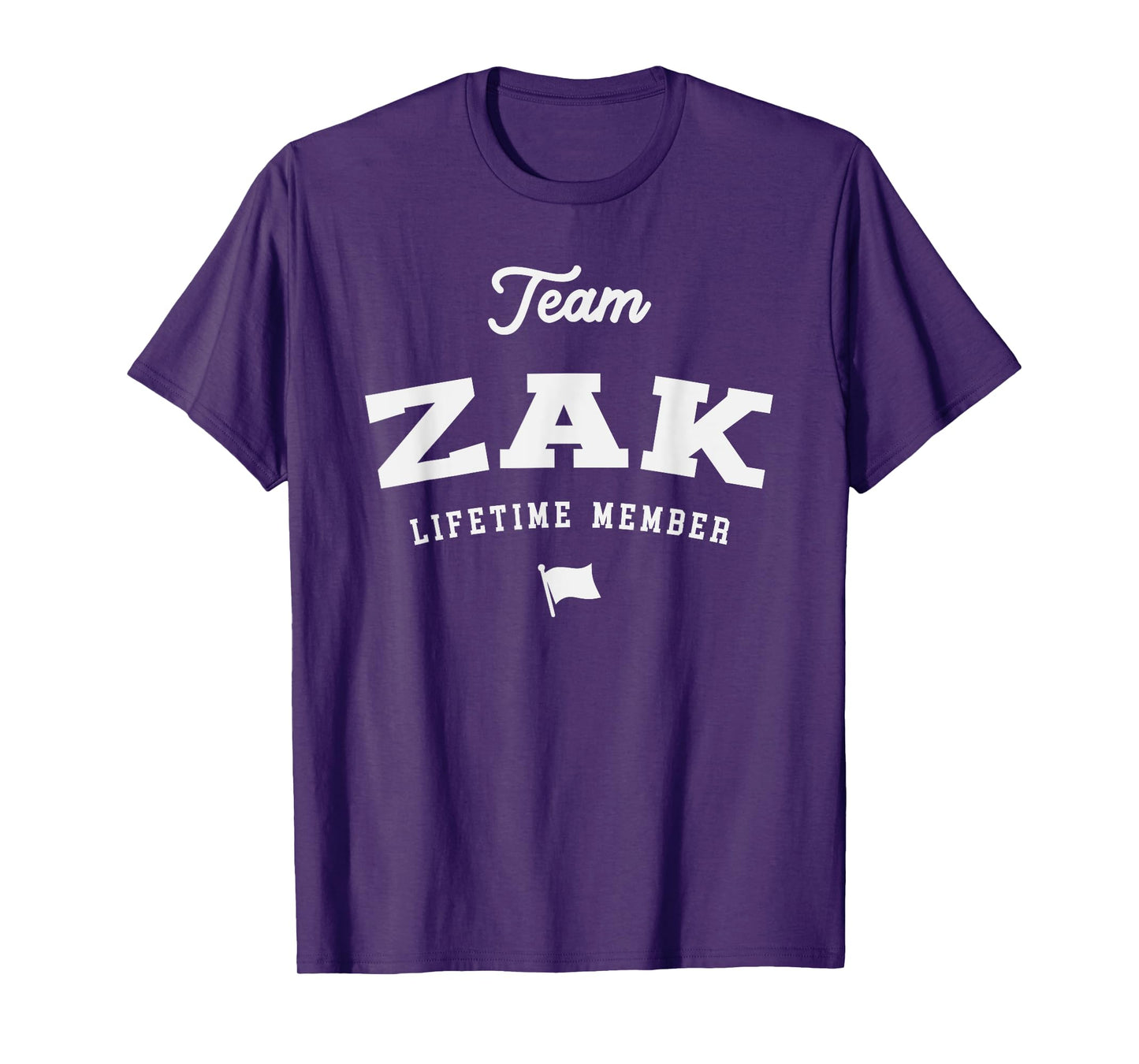 Team Zak Lifetime Member Funny Name Zak T-Shirt