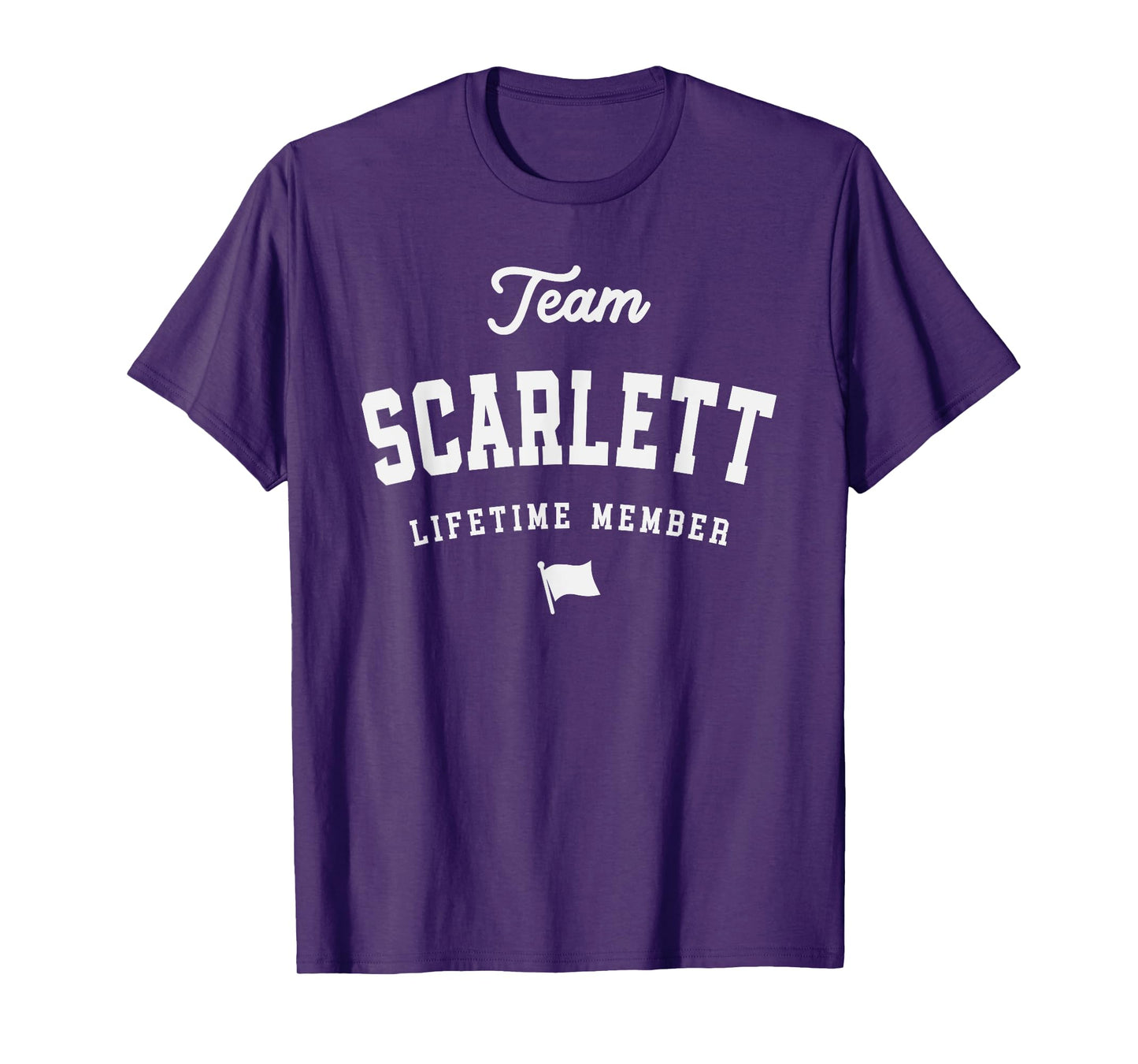 Team Scarlett Lifetime Member Funny Name Scarlett T-Shirt