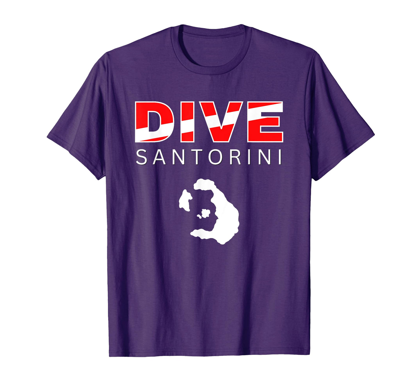 Dive Santorini Scuba Diving Trip Diver Tee T-Shirt