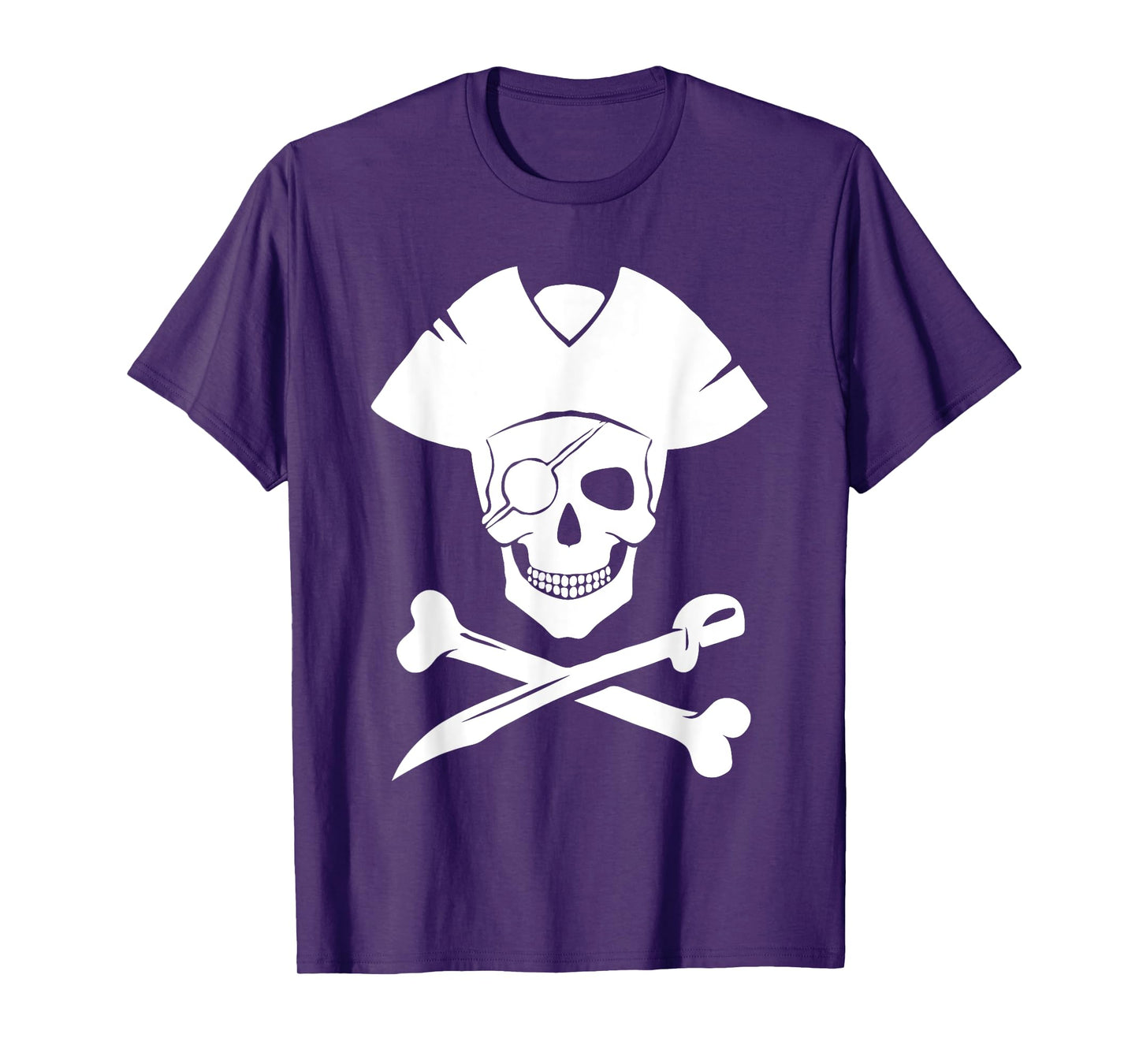 Pirate Skull And Crossbones Skeleton Halloween For Kids Boys T-Shirt