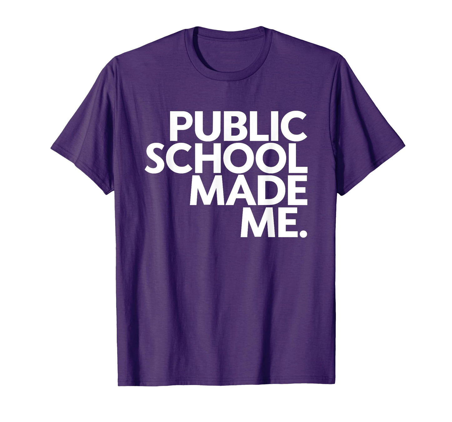 Public School Made Me School Life Teacher's Day Children T-Shirt