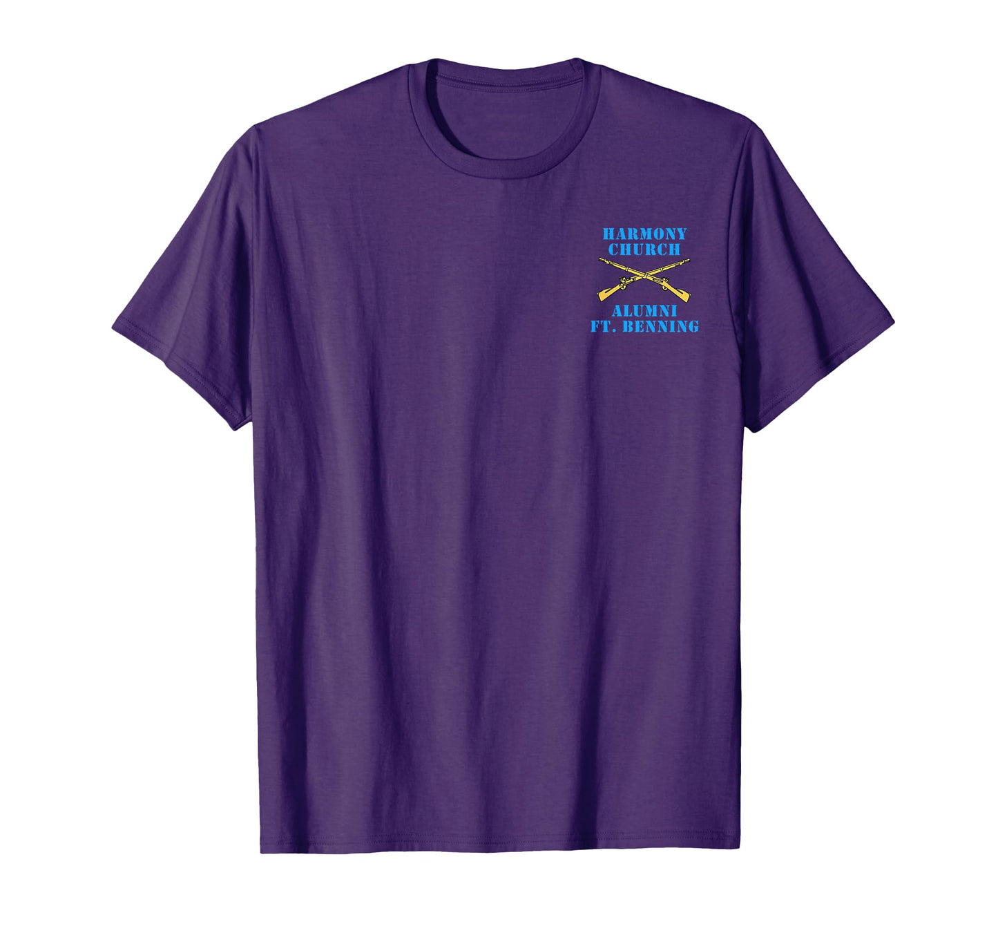 Harmony Church Alumni Ft. Benning Infantry Veteran Grunt T-Shirt