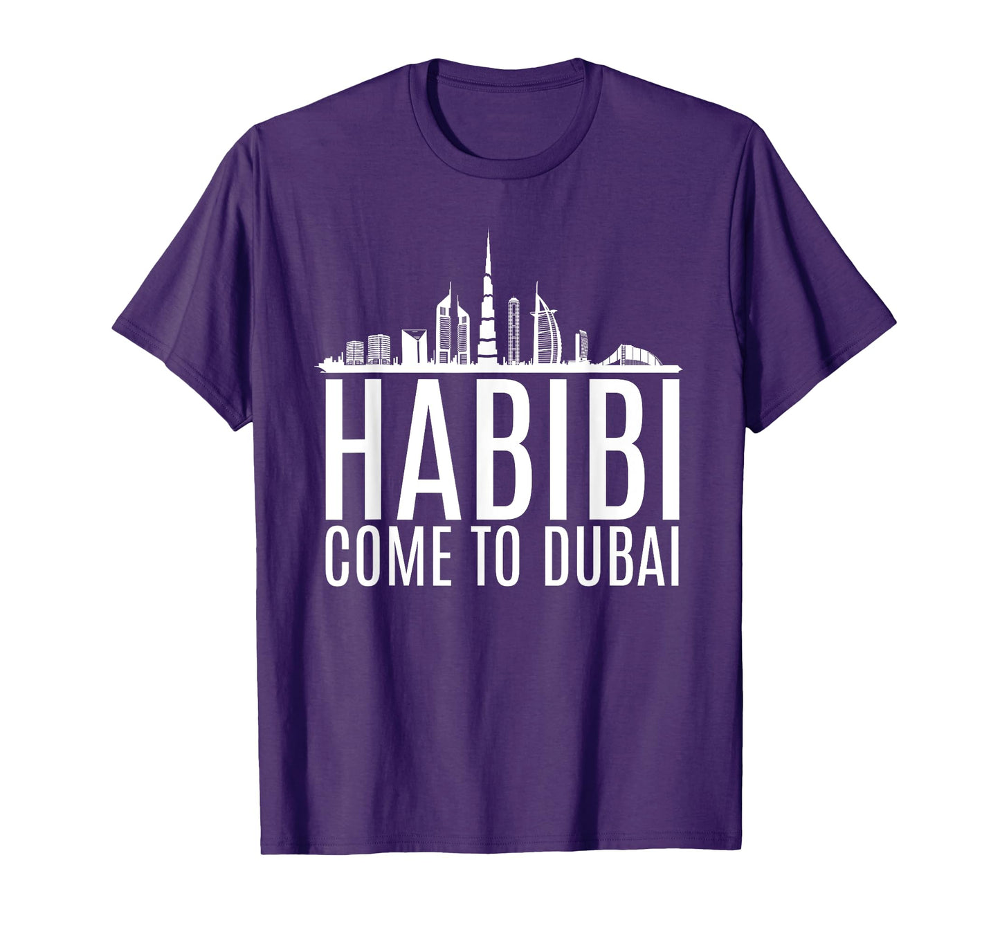 Habibi Come to Dubai Funny Rich Arab Money Stack Dubai T-Shirt