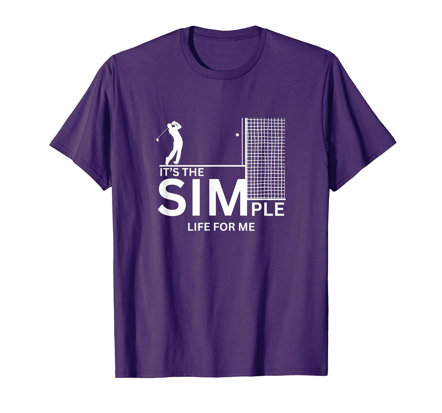 Golf Simulator - Garage Golf Sim Player T-Shirt
