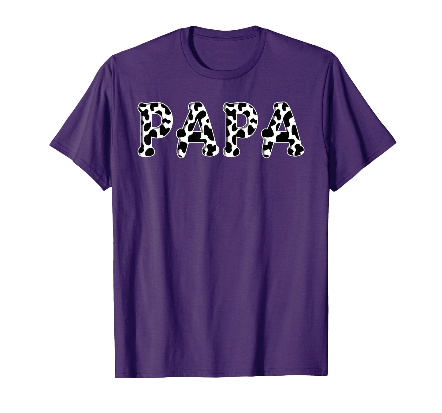 Cow Papa Birthday Family Matching Girl Boy Farm Birthday T-Shirt