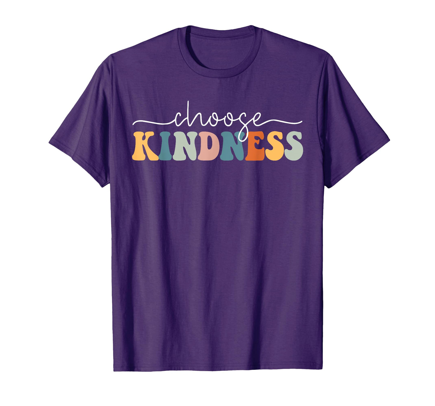 Choose Kindness Retro Groovy Kindness Inspirational T-Shirt
