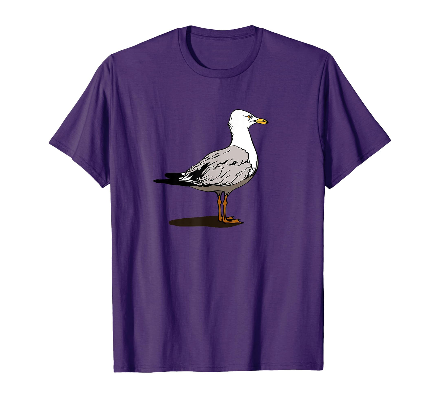Funny Seagull Bird Ocean Beach Summer Wildlife Nature Art T-Shirt