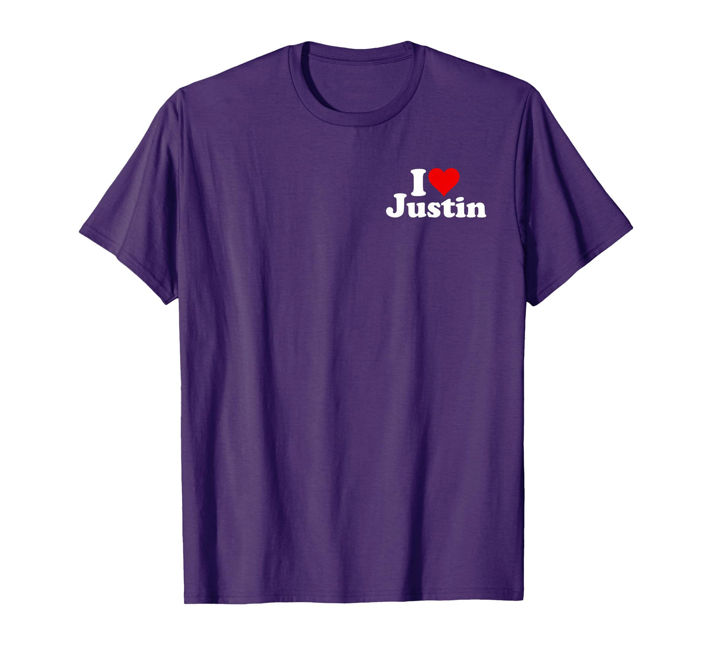 I LOVE HEART JUSTIN T-Shirt