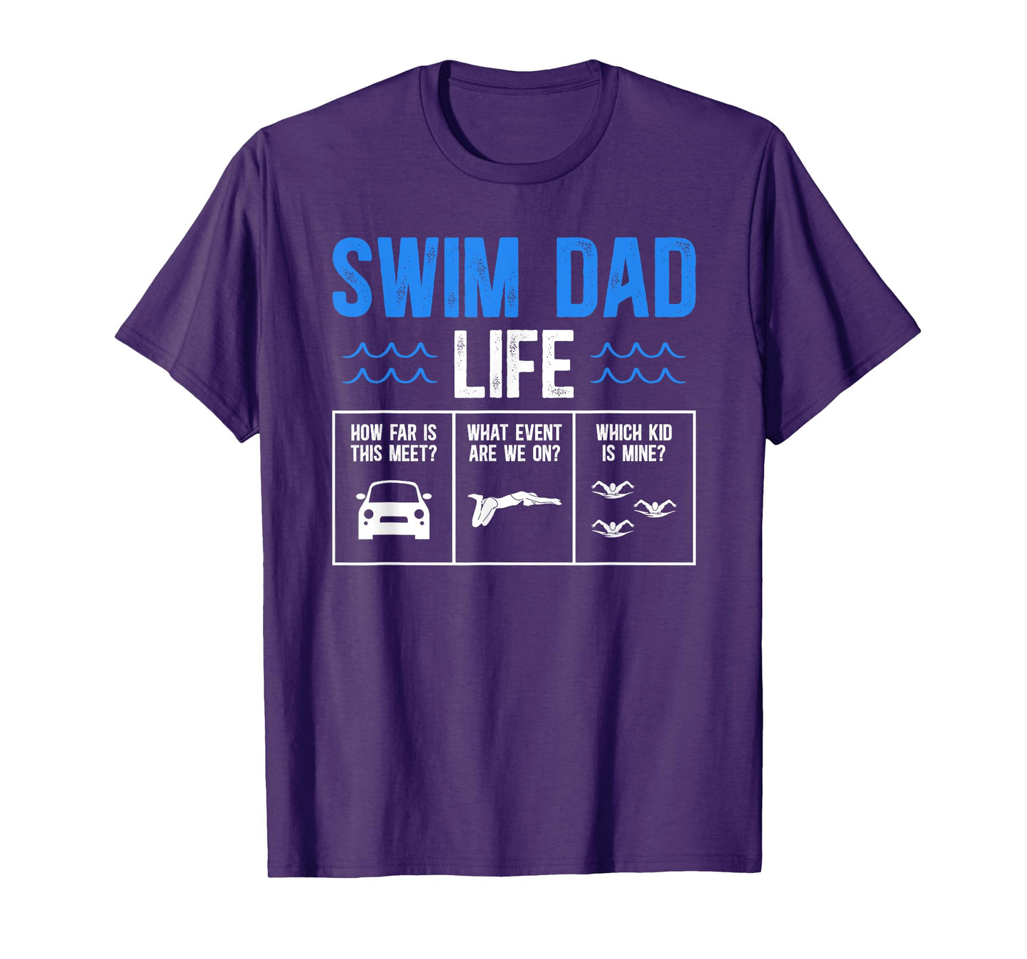 Swim Dad Life Swimming Dad Of A Swimmer Dad Swim Father T-Shirt