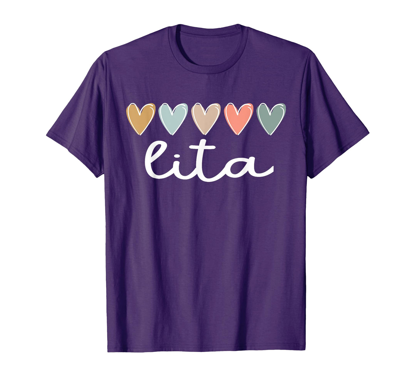 Lita Hearts Lita Grandma Lita Grandmother T-Shirt