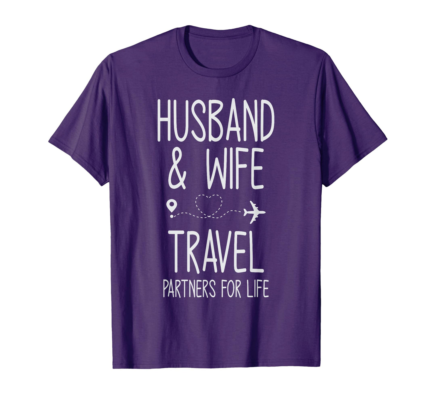 Couple Matching Husband And Wife Travel Partners For Life T-Shirt