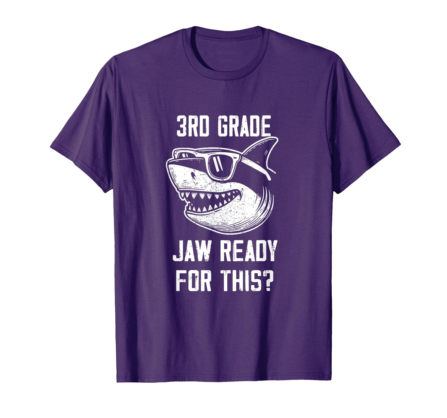 3RD Grade Jaw Ready For This Kids Shark Ocean Wildlife T-Shirt