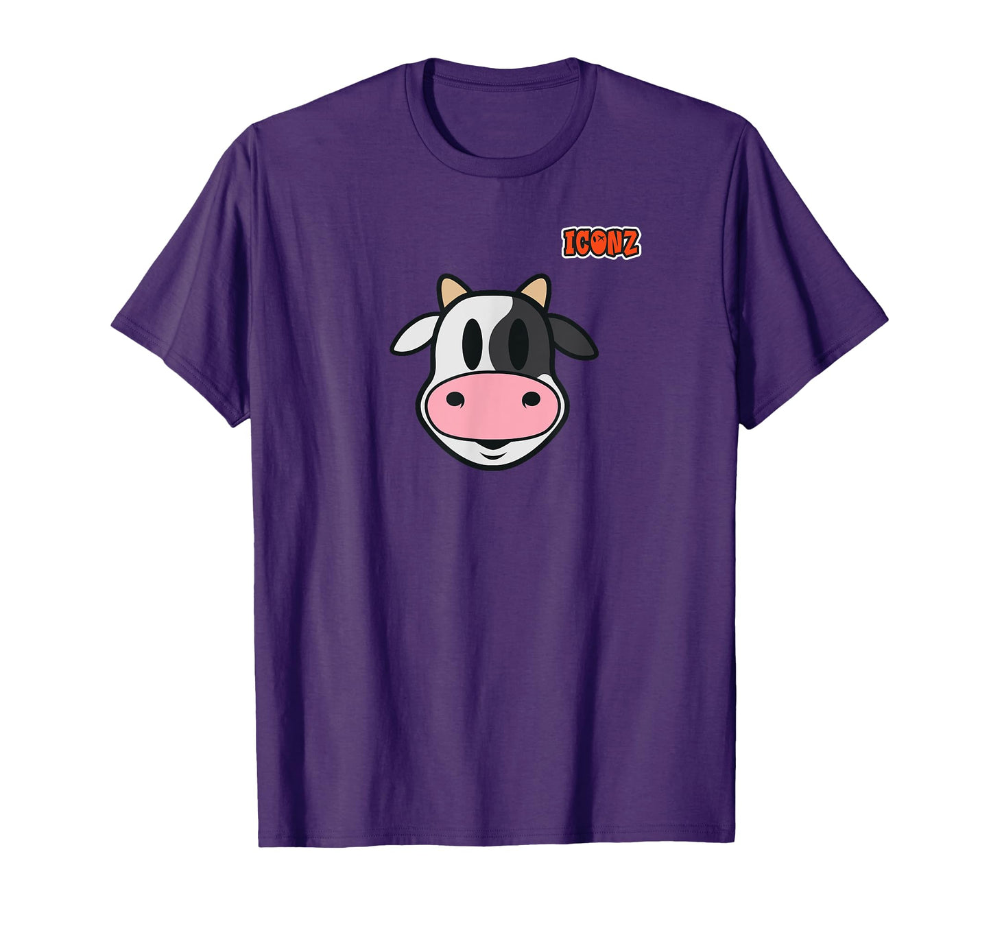 happy cow face emoticon emoji T-Shirt