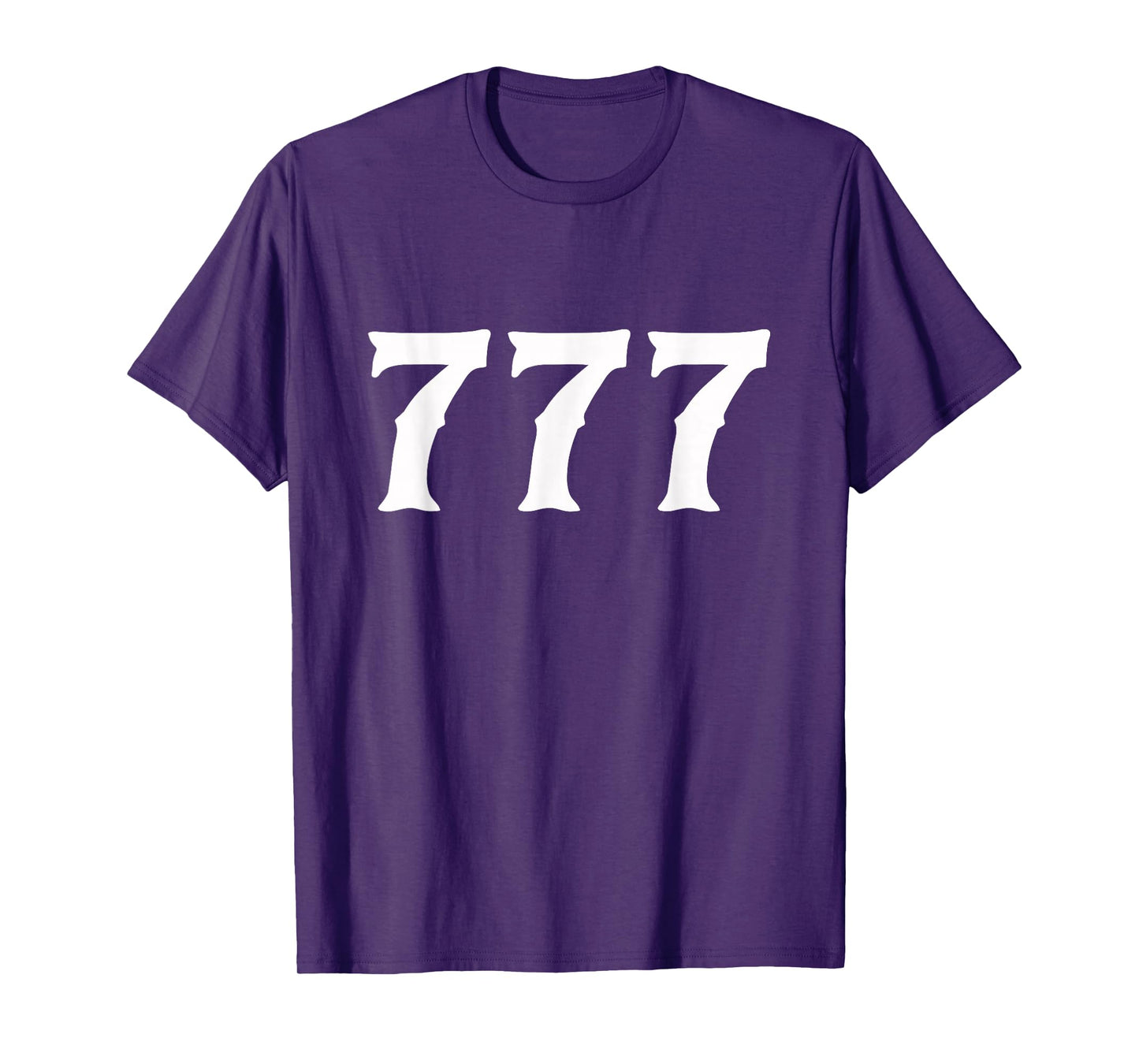 777 Numerology Spiritual Personal Number 777 Angel Number T-Shirt